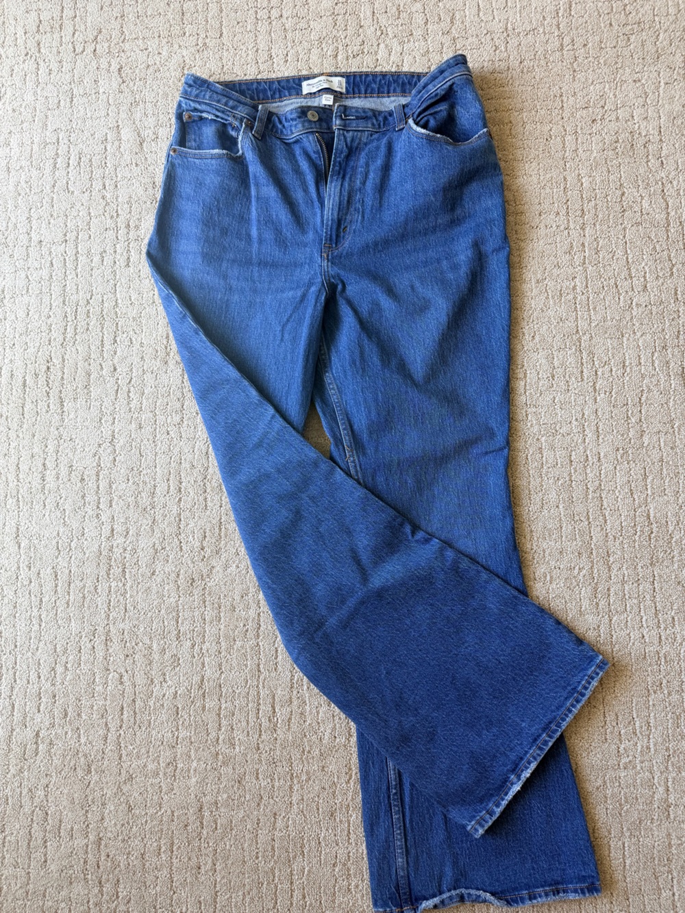 Abercrombie & Fitch Women's Blue Flare Jeans